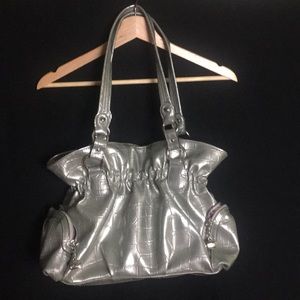 Kathy Van Zeeland silver purse